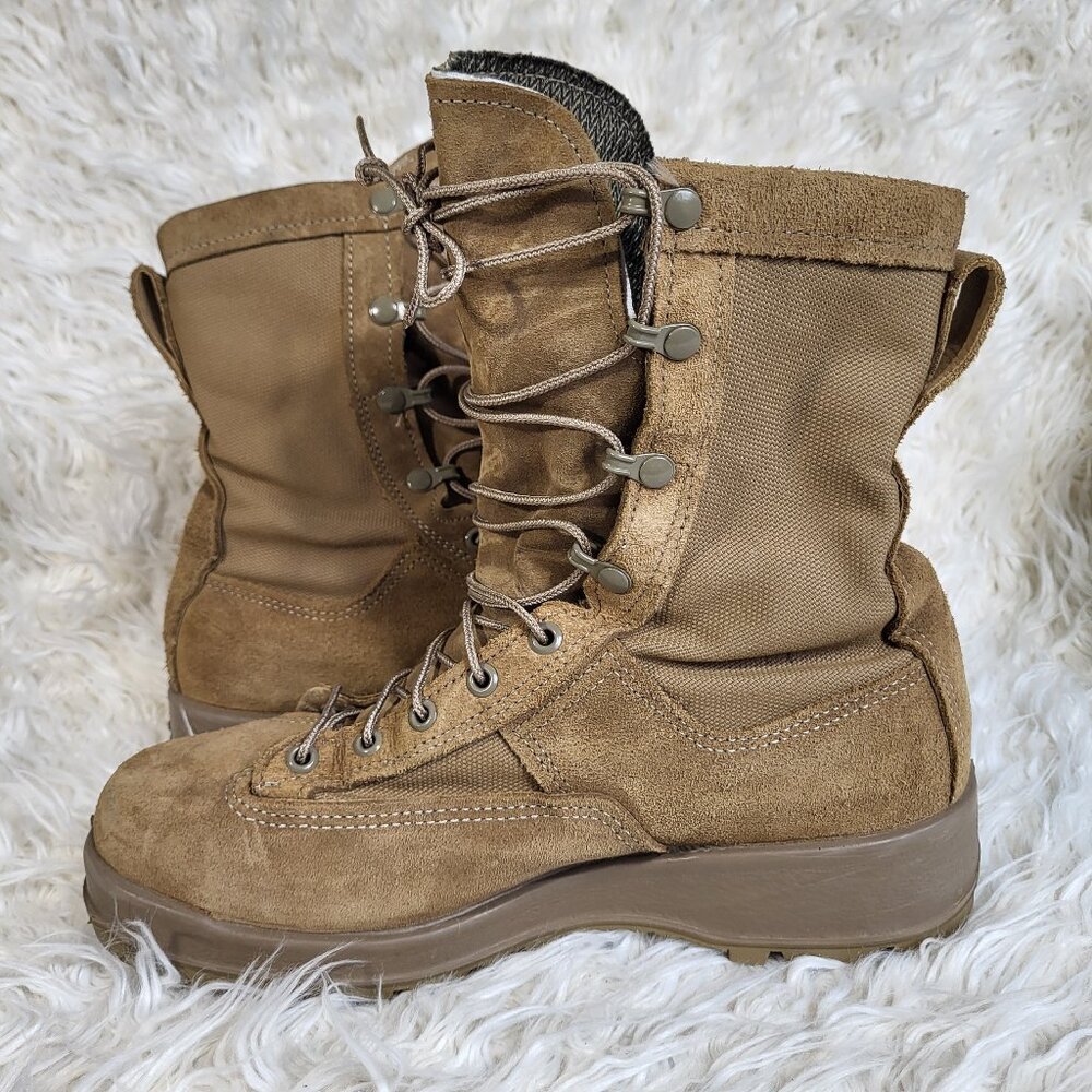 Belleville C790ST Men's 8.5 Coyote Waterproof Steel Toe Flight & Combat Boot - Picture 4 of 11